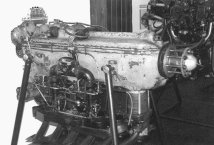 Alfa Romeo 115-II six-cylinder aero engine.
